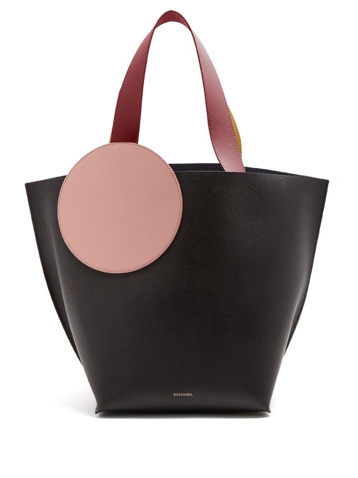 Roksanda Elder Pebbled-leather Tote