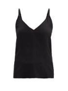 Matchesfashion.com Raey - V-neck Silk Crepe De Chine Cami Top - Womens - Black