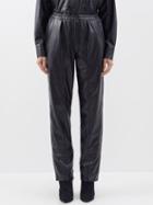 Isabel Marant Toile - Brina Faux-leather Trousers - Womens - Black