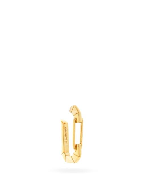 Matchesfashion.com Era - Mini Link-hoop 18kt Gold Single Earring - Womens - Yellow Gold