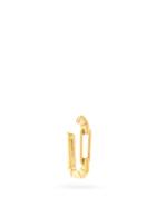 Matchesfashion.com Era - Mini Link-hoop 18kt Gold Single Earring - Womens - Yellow Gold