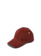 Matchesfashion.com Ami - Cotton Corduroy Baseball Cap - Mens - Red