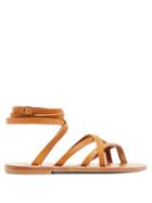 Matchesfashion.com K.jacques - Zenobie Leather Sandals - Womens - Tan