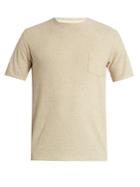 De Bonne Facture Crew-neck Cotton French Terry-towelling T-shirt