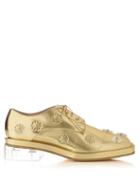 Simone Rocha Perspex-heel Leather Lace-up Shoes