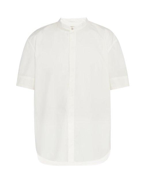 Matchesfashion.com Fear Of God - Band Collar Cotton Shirt - Mens - White