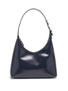 Ladies Bags Staud - Scotty Leather Shoulder Bag - Womens - Dark Blue