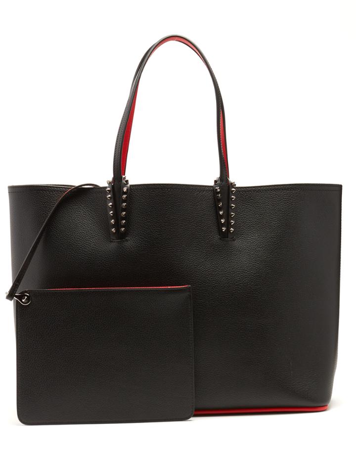 Christian Louboutin Cabata Spike-embellished Leather Tote