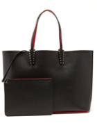 Christian Louboutin Cabata Spike-embellished Leather Tote