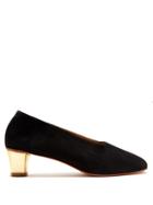 Martiniano High Glove Suede Pumps