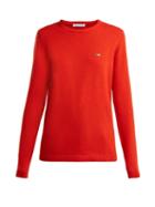 Matchesfashion.com Bella Freud - Round Neck Cashmere Sweater - Womens - Red