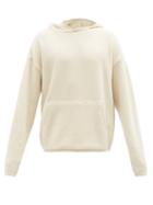 Kuro - Wool-fleece Hooded Sweatshirt - Mens - Ivory
