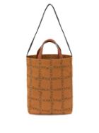Jw Anderson - Logo-print Recycled-canvas Tote Bag - Womens - Brown