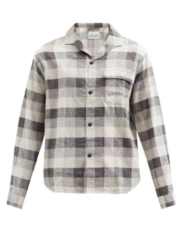 Matchesfashion.com Albam - Miles Buffalo-check Flannel Shirt - Mens - Black Multi