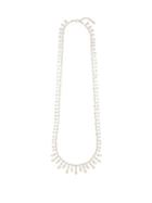 Matchesfashion.com Alessandra Rich - Crystal And Faux Pearl Necklace - Womens - Crystal