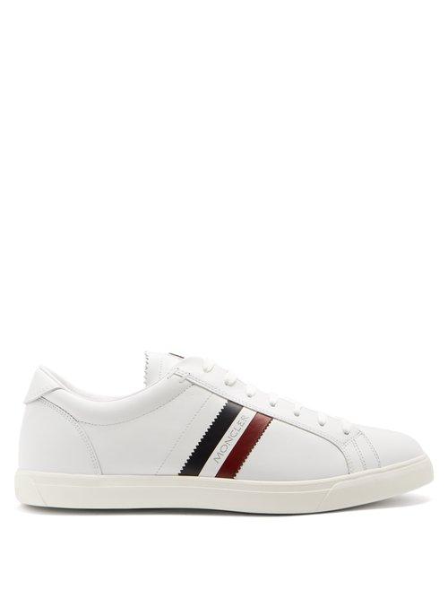 Matchesfashion.com Moncler - La Monaco Low Top Leather Trainers - Mens - White Multi