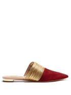 Aquazzura Rendez Vous Point-toe Backless Loafers