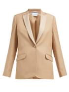 Matchesfashion.com Pallas X Claire Thomson-jonville - Eagle Single Breasted Wool Jacket - Womens - Beige