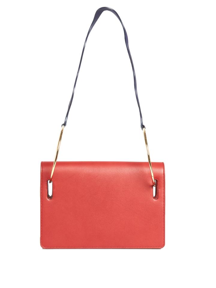 Roksanda Ring Wave-strap Leather Shoulder Bag