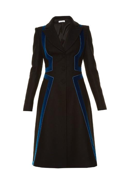 Altuzarra Nisa Contrast-panel A-line Coat