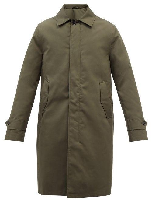 Officine Gnrale - Serguei Padded Cotton-blend Overcoat - Mens - Khaki