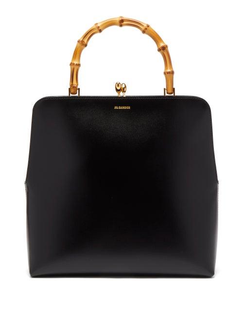 Ladies Bags Jil Sander - Bamboo-handle Leather Bag - Womens - Black