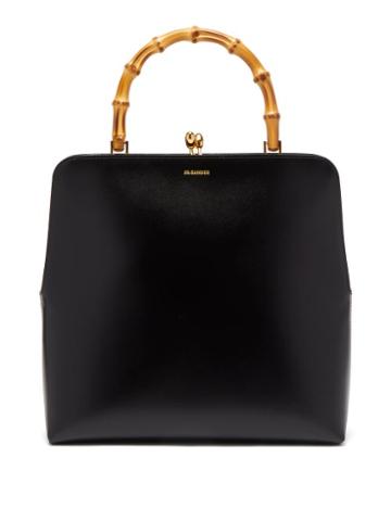 Ladies Bags Jil Sander - Bamboo-handle Leather Bag - Womens - Black