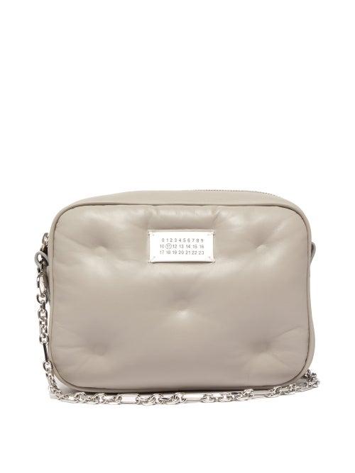 Matchesfashion.com Maison Margiela - Glam Slam Mini Quilted Leather Cross Body Bag - Womens - Grey