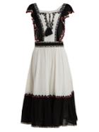 Talitha Alicia Ruffle-trimmed Cotton Dress