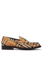 Matchesfashion.com Burberry - Bedmont Vintage Check Loafers - Womens - Multi
