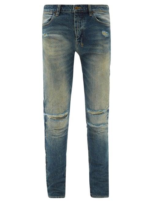 Ksubi - Van Winkle Skinny-leg Jeans - Mens - Blue