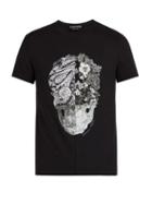Matchesfashion.com Alexander Mcqueen - Patchwork Skull Print Cotton T Shirt - Mens - Black