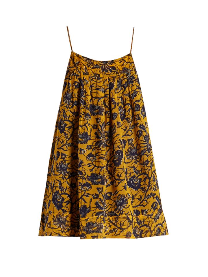 Isabel Marant Étoile Bronson Floral-print Silk-chiffon Top