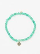 Sydney Evan - Moroccan Flower Enamel, Onyx & 14kt Gold Bracelet - Womens - Green Gold