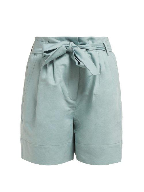 Matchesfashion.com Weekend Max Mara - Gallia Shorts - Womens - Light Green