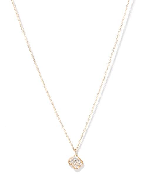 Sophie Bille Brahe - Neige Diamond And 18kt Gold Pendant Necklace - Womens - Diamond