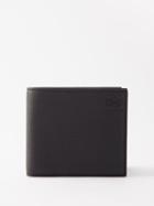 Loewe - Anagram-debossed Grained-leather Bi-fold Wallet - Mens - Black