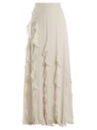 Matchesfashion.com Max Mara - Serafin Skirt - Womens - Ivory