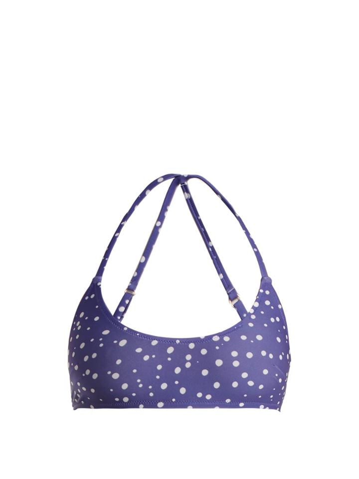 Bower Catroux Polka-dot Bikini Top