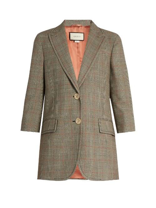 Gucci Prince Of Wales-checked Jacket