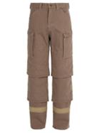 Matchesfashion.com Y/project - Tiered Denim Trousers - Mens - Beige