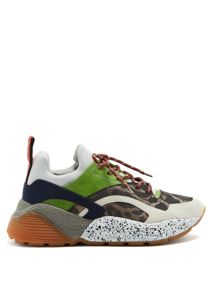 Stella Mccartney Eclipse Low-top Contrast-panel Trainers