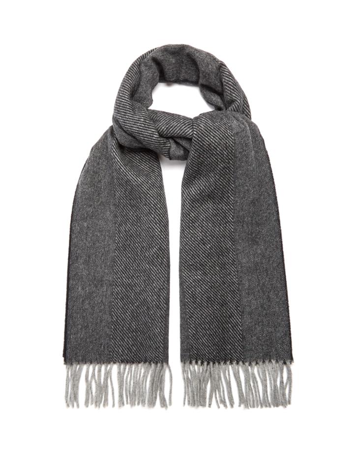 Acne Studios Canada Herringbone Wool Scarf