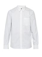 Matchesfashion.com A.p.c. - Pinstriped Cotton Shirt - Mens - White Multi