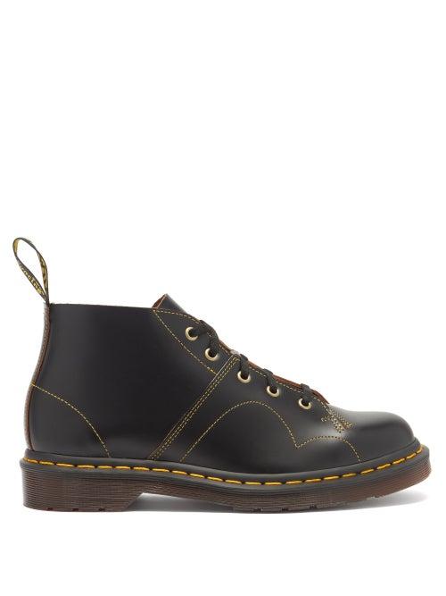Dr. Martens - Church Leather Monkey Boots - Womens - Black