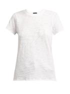 Matchesfashion.com Atm - Round Neck Cotton Slub Jersey T Shirt - Womens - White