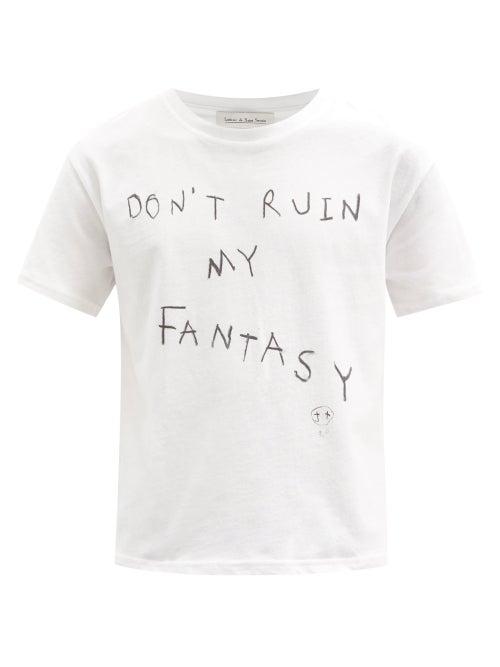 Matchesfashion.com Ludovic De Saint Sernin - X Jack Taylor Lovatt Organic-cotton T-shirt - Mens - White