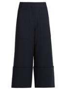 Tibi Anson Wide-leg Crepe Trousers