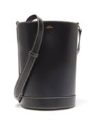 Ladies Bags A.p.c. - Ambre Smooth-leather Bucket Bag - Womens - Black