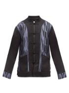 Nicholas Daley - Tiger-stripe Cotton-twill Jacket - Mens - Black